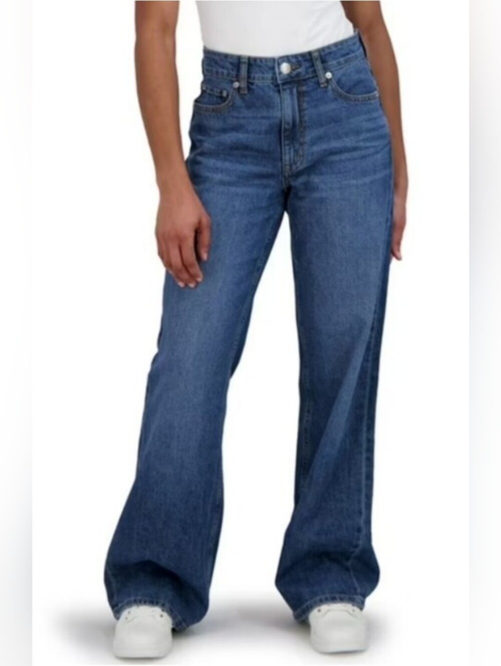 Aeropostale High Rise Wide Leg Dark Blue Jeans NWT Size 8